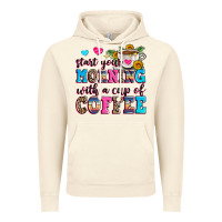 Vintage Artic start your morning with a cup of coffee Vintage Hoodie - Zillion Design Studio