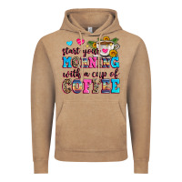 Vintage Coffee start your morning with a cup of coffee Vintage Hoodie - Zillion Design Studio