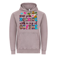 Vintage Zinc start your morning with a cup of coffee Vintage Hoodie - Zillion Design Studio