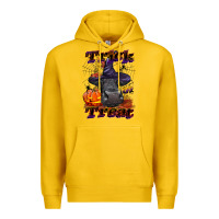 Lemon Trick Or Treat Black Angus Heifer Premium Hoodie - LillyAllenDesigns