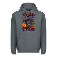 Rock Trick Or Treat Black Angus Heifer Premium Hoodie - LillyAllenDesigns