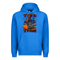 True Royal Trick Or Treat Black Angus Heifer Premium Hoodie - LillyAllenDesigns