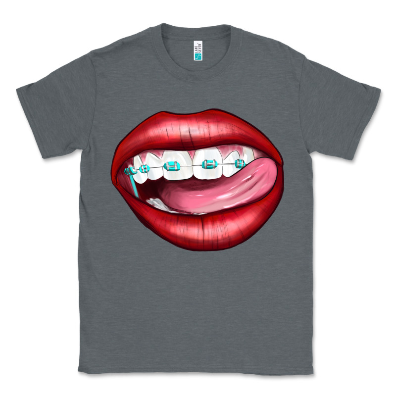 Lips Dental Braces Classic Tee by Artiststas | Teevron