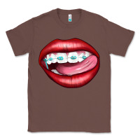 Chestnut Lips Dental Braces Classic Tee - Artiststas