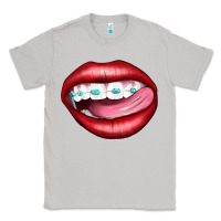 Moon Dust Lips Dental Braces Classic Tee - Artiststas