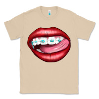 Mushroom Lips Dental Braces Classic Tee - Artiststas