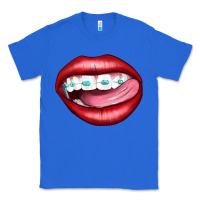 True Royal Lips Dental Braces Classic Tee - Artiststas