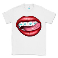 White Lips Dental Braces Classic Tee - Artiststas