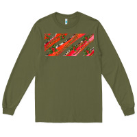 Army Green leopar and cowhide with mistletoe Long Sleeve Tee - AdoDesignShop