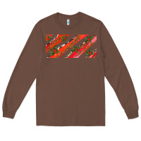 Chestnut leopar and cowhide with mistletoe Long Sleeve Tee - AdoDesignShop