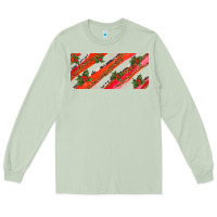 Matcha leopar and cowhide with mistletoe Long Sleeve Tee - AdoDesignShop