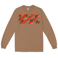 Toasted Coconut leopar and cowhide with mistletoe Long Sleeve Tee - AdoDesignShop