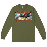 Army Green snow truck sippy cup Long Sleeve Tee - Artiststas