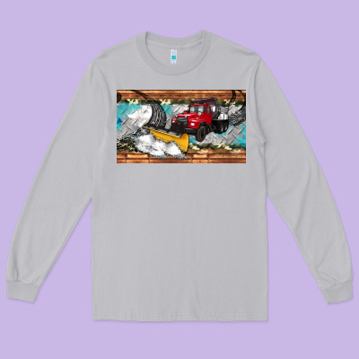 Snow Truck Sippy Cup Long Sleeve Tee Designed By Artiststas