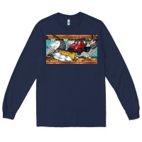 Navy snow truck sippy cup Long Sleeve Tee - Artiststas