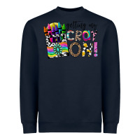 Navy getting my cray on Heavyweight Sweatshirt - CowhideDigitalArt