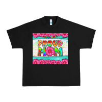 Black proud mom Urban Heavy Tee - HRA Design Shop