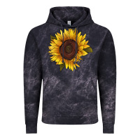Cloud Black sunflower Vintage Hoodie - RanaPortraitStore