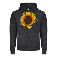 Vintage Black sunflower Vintage Hoodie - RanaPortraitStore