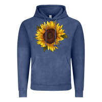 Vintage Denim sunflower Vintage Hoodie - RanaPortraitStore