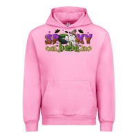 Fuchsia Pink spooky babe halloween Urban Hoodie - NancyCooperArtShop