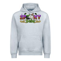Heather Grey spooky babe halloween Urban Hoodie - NancyCooperArtShop