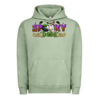 Pigment Oil Green spooky babe halloween Urban Hoodie - NancyCooperArtShop