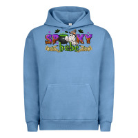 Pigment Pebble Blue spooky babe halloween Urban Hoodie - NancyCooperArtShop