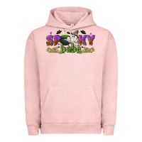 Pigment Salmon spooky babe halloween Urban Hoodie - NancyCooperArtShop