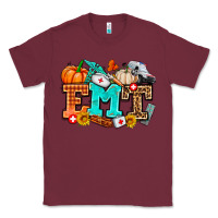 Burgundy emt with fall Classic Tee - AdoDesignShop