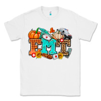 White emt with fall Classic Tee - AdoDesignShop