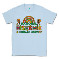 Dusty Blue national hispanic heritage month Classic Tee - BundleAndBundleShop