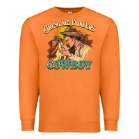 Carrot bring me flowers cowboy Premium Sweatshirt - NancyCooperArtShop