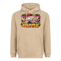 Mushroom trippy hippie Heavyweight Hoodie - NancyCooperArtShop