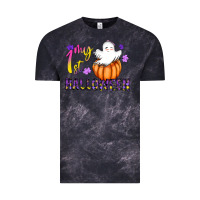 Cloud Black my 1st halloween Vintage Tee - CowhideDigitalArt