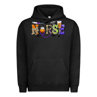 Pigment Black Halloween Nurse Urban Hoodie - texasbilliewilder