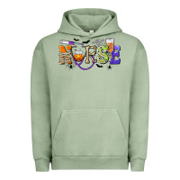 Pigment Oil Green Halloween Nurse Urban Hoodie - texasbilliewilder