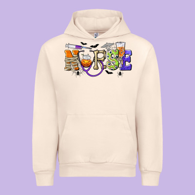 Halloween Nurse Urban Hoodie Designed By Texasbilliewilder
