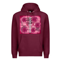 Burgundy in october we wear pink Premium Hoodie - AdoDesignShop