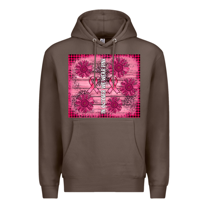 In October We Wear Pink Premium Hoodie by AdoDesignShop | Teevron