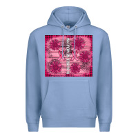 Colony Blue in october we wear pink Premium Hoodie - AdoDesignShop