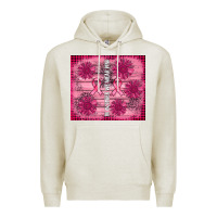 Oatmeal Heather in october we wear pink Premium Hoodie - AdoDesignShop