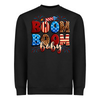 Black Boom boom baby Heavyweight Sweatshirt - Neo Western