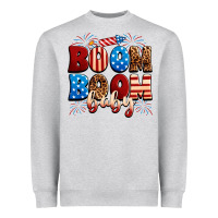 Heather Grey Boom boom baby Heavyweight Sweatshirt - Neo Western