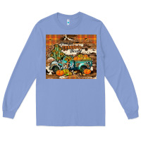 Colony Blue grateful thankful blessed Long Sleeve Tee - JahusDesignShop
