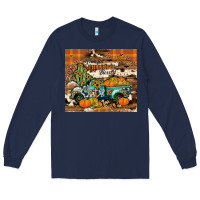Navy grateful thankful blessed Long Sleeve Tee - JahusDesignShop