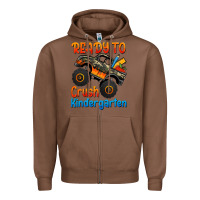 Chestnut ready to crush kindergarten Zipper Hoodie - Jasminsmagicworld
