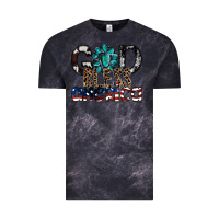 Cloud Black god bless america Vintage Tee - SublimationCraftShop