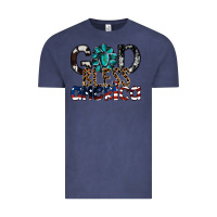 Vintage Denim god bless america Vintage Tee - SublimationCraftShop
