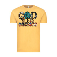 Vintage Mustard god bless america Vintage Tee - SublimationCraftShop